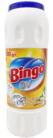 Bingo OV Универсална почистваща прах с аромат на лимон, 500 гр