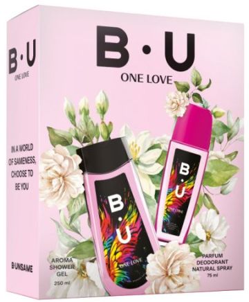 B.U One Love Комплект (Натурален спрей 75 мл + Душ гел 250 мл)