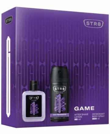 STR8 Game Комплект за Мъже (Афтършейв 50 мл + Дезодорант 150 мл)
