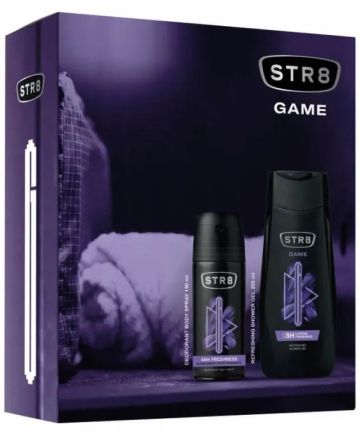 STR8 Game Комплект за Мъже (Дезодорант 150 мл + Душ гел 250 мл)