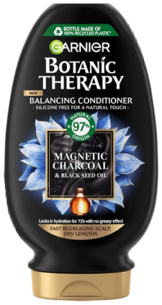 Garnier Botanic Therapy Балсам за Kоса с Активен Въглен и Черен Кимион, 200 мл