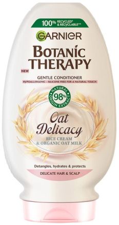 Garnier Botanic Therapy Балсам за Kоса с Оризов Крем и Органично Овесено Мляко, 200 мл