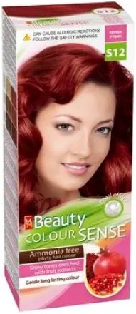 MM Beauty Colour SENSE Безамонячна боя за коса S12 Червен Рубин, 125 мл