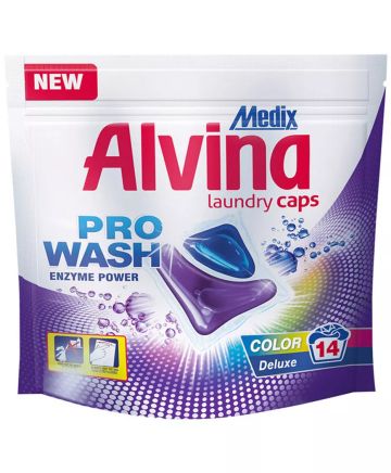 Medix Alvina Laundry Caps Color Deluxe Капсули за пране, 14 бр.