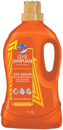 Bingo Canlandirici Etki Течен перилен препарат за дрехи, 3 л