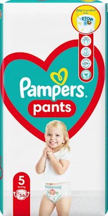 Pampers Pants 5 Jumbo Pack Детски пелени-гащи Голям пакет, 56 бр.