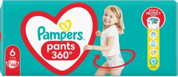 Pampers Pants 6 Jumbo Pack Детски пелени-гащи Голям пакет, 48 бр.