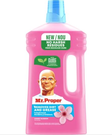 Mr. Proper Cherry Blossom Универсален почистващ препарат за под с аромат на Черешов цвят, 1л