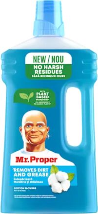 Mr. Proper Cotton Flowers Универсален почистващ препарат за под с аромат на памучни цветя, 1л