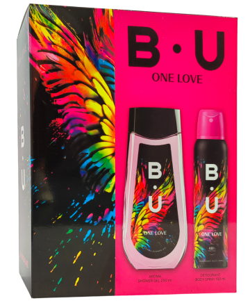 B.U One Love Комплект за Жени (Део спрей 150мл + Душ гел 250мл)