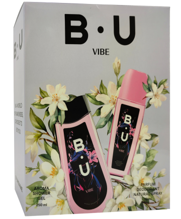 B.U Vibe Комплект за Жени (Натурален спрей 75мл + Душ гел 250мл)