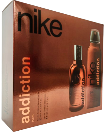 Nike Addiction Комплект за Мъже (Тоалетна вода 100мл + Дезодорант 200мл)