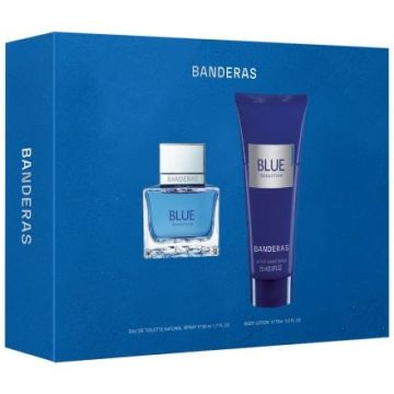 Antonio Banderas Blue Seduction Men Комплект (Тоалетна вода 50мл + Балсам за след бръснене 75мл)