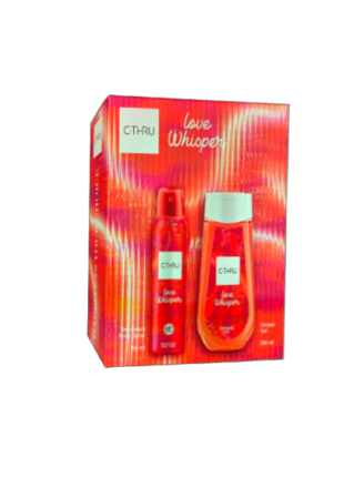 C-THRU Love Whisper Комплект за Жени (Дезодорант 150мл + Душ гел 250мл)