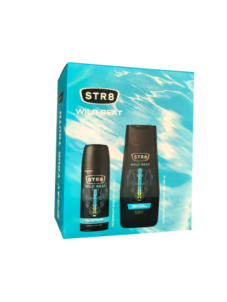 STR8 Wild Beat Комплект за Мъже (Део спрей 150мл + Душ гел 250мл)