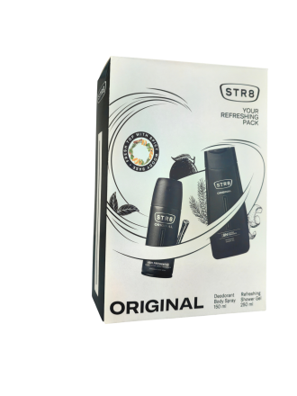 STR8 Original Комплект за Мъже (Деозодорант 150 мл + Душ гел 250 мл) 