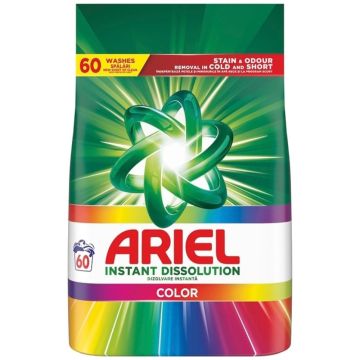 Ariel Instant Dissolution Color Прах за цветно пране, 3.9 кг