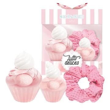 Tutti Delices Barbe a Papa Комплект (Тоалетна вода 50мл + Мини тоалетна вода 15мл + Скрънчи)