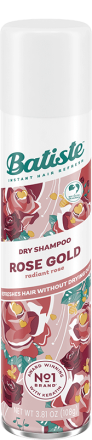 Batiste Dry Shampoo Rose Gold Сух шампоан с аромат на роза, 200мл