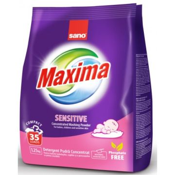Sano Maxima Sensitive Прах за пране, 1.25кг