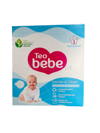 Прах за пране Тео Bebe Sensitive 0,225кг.