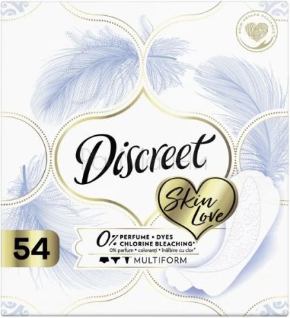 Discreet Skin Love Ежедневни дамски превръзки, 54 бр.
