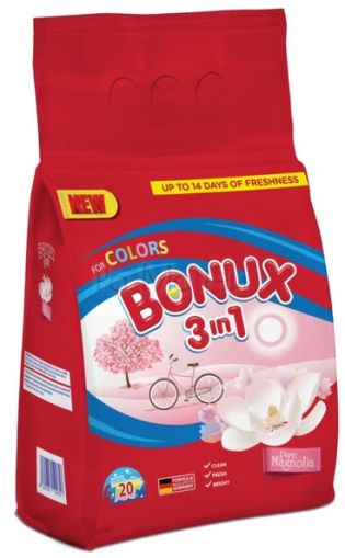 Прах за пране Bonux 3in1 Magnolia, 2кг.