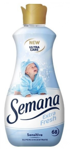 Омекотител Semana Extra Fresh Sensitive, 1.7л.