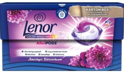 Капсули за пране Lenor Color Waschmittel All in 1, 42 броя