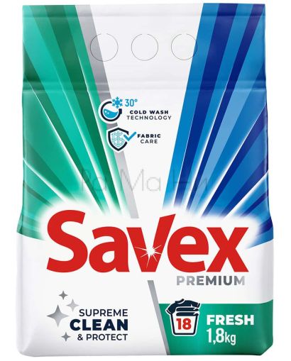 Прах за пране Savex Fresh, 1.8кг.