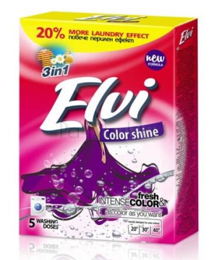 Прах за пране Elvi Color Shine, 400гр.