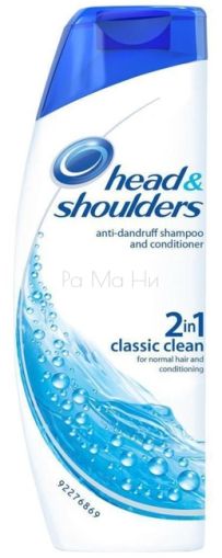 Шампоан Head & Shoulders 200МЛ. 2В1 ЧИСТОТА