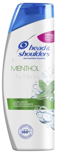 Шампоан Head & Shoulders360 МЛ. МЕНТОЛ