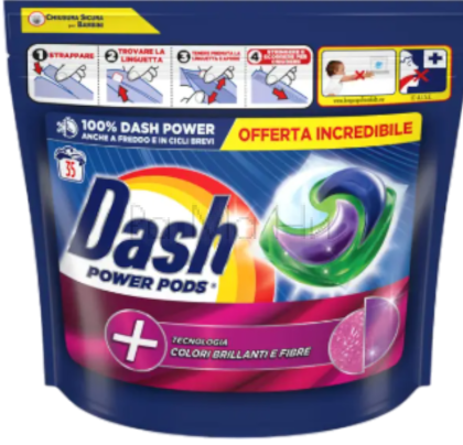 Капсули за пране Dash Color, 35 бр. 