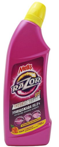 Универсален почистващ гел за баня Medix Gel Razor Antibacterial Peach, 750 мл.