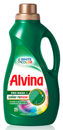 Течен перилен препарат Alvina White & Color, 0,935л.