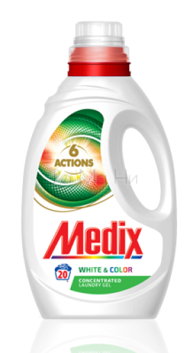 Течен перилен препарат Medix White & Color, 1,1л.