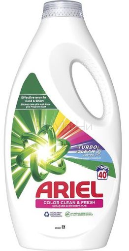 Течен перилен препарат Ariel Color Clean & Fresh, 2,2л.