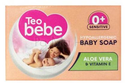 Измивен бебешки сапун Teo Bebe с алое, 75гр.