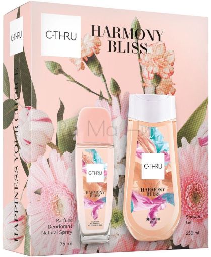 C-THRU Harmony Комплект за Жени (Натурален спрей 75 мл + Душ гел 250 мл)