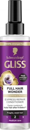 Gliss Full Hair Wonder Балсам-Спрей за Слаба Коса, 200 мл