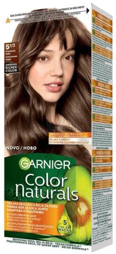 Garnier Color Naturals Боя за коса с възстановяващ балсам 5 1/2 Млечно Кафе, 100 мл