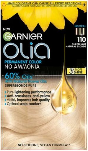 Garnier Olia Без амонячна боя за коса 110 Суперсветло естествено русо