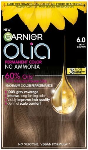 Garnier Olia Без амонячна боя за коса 6.0 Светло кестеняво