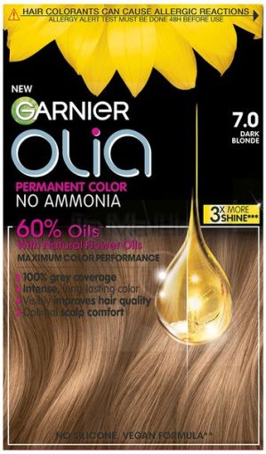 Garnier Olia Без амонячна боя за коса 7.0 Тъмно русо