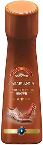CASABLANCA Liquid Shoe Polish Течна Кафява Боя за обувки, 75 мл