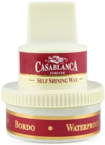CASABLANCA Self Shining Wax Bordo Самолъскаща крем вакса Бордо, 50 мл
