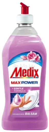 Medix Max Power Balsam Magnolia Почистващ препарат за съдове с аромат на Магнолия, 415 мл