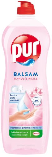 Pur Balsam Hands & Nails Calciu Препарат за почистване на съдове обогатен с Калции, 750 мл