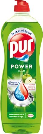 Pur Power Apple Препарат за почистване на съдове с аромат на Ябълка, 750 мл